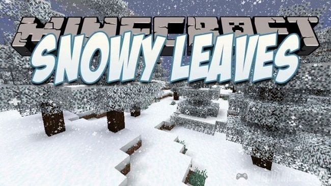 Фото Мод Снег на Листьях - Snowy Leaves